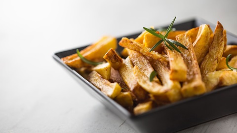 Patatas fritas acrilamidas